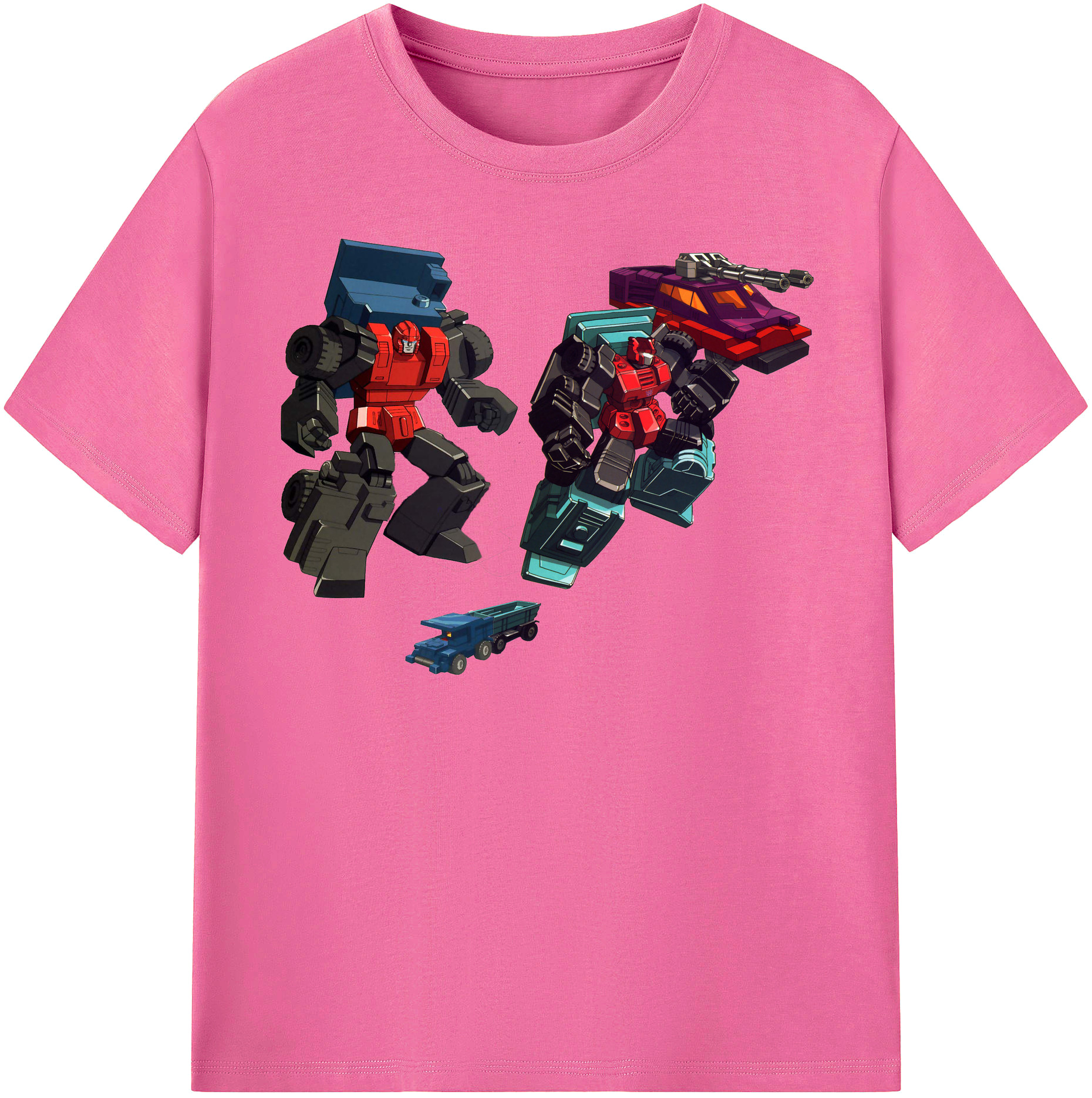 （画像用）  レディースカジュアルプリントTシャツ（綿100％）